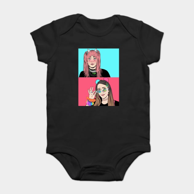 Jenna Marbles Baby Bodysuit by miyku